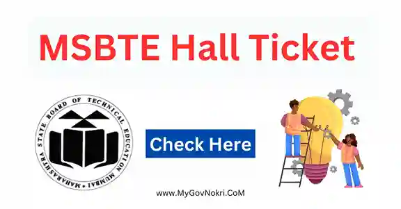 MSBTE Hall Ticket Winter 2023 24
