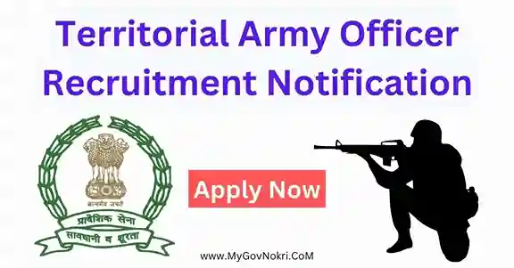 Territorial Army Officer Recruitment 2023 Notification