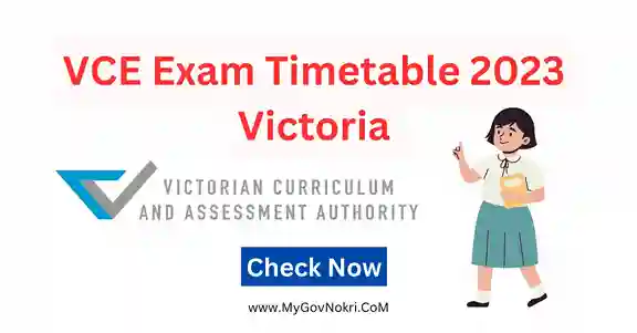 VCE Exam Timetable 2023 Victoria